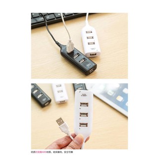 HI-SPEED 4 พอร์ต 2.0 USB HUB Splitter อะแดปเตอร์ความเร็วสูงสำหรับแล็ปท็อปพีซีโน๊ตบุ๊ครับ