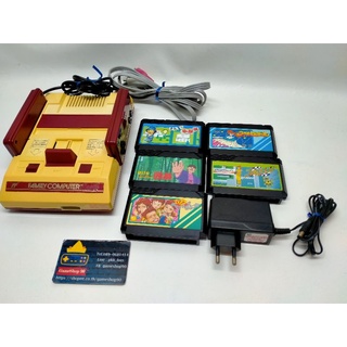 เครื่องเกม Famicom แท้ สล๊อตเหล็ก ระบบAVไฟไทยพร้อมเล่น แถมตลับแท้