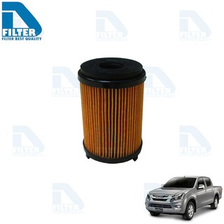 กรองน้ำมันเครื่อง Isuzu อีซูซุ D-Max ดีแม็ก 2017-2019 (เครื่อง 1.9 Blue Power) By D Filter (ไส้กรองเครื่อง) (DO099)