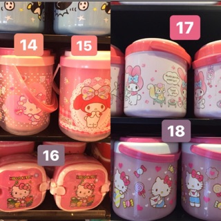 กระติกน้ำ/แก้วน้ำ/กล่องข้าว ลายลิขสิทธิ์ Sanrio 🦄🌈💓สั่งเกิน2ชิ้น คิดค่าส่งเพิ่มชิ้นละ 20฿