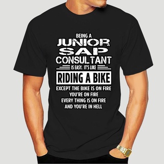 ผ้าฝ้ายแท้เสื้อยืด พิมพ์ลายกราฟิก Junior SAP Consultant 9078X สไตล์คลาสสิก ไม่ซ้ําใคร สําหรับผู้ชาย 567661S-4XL