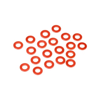 HPI 114488 ALUMINUM WASHER 3X6X0.75MM (ORANGE/20PCS)