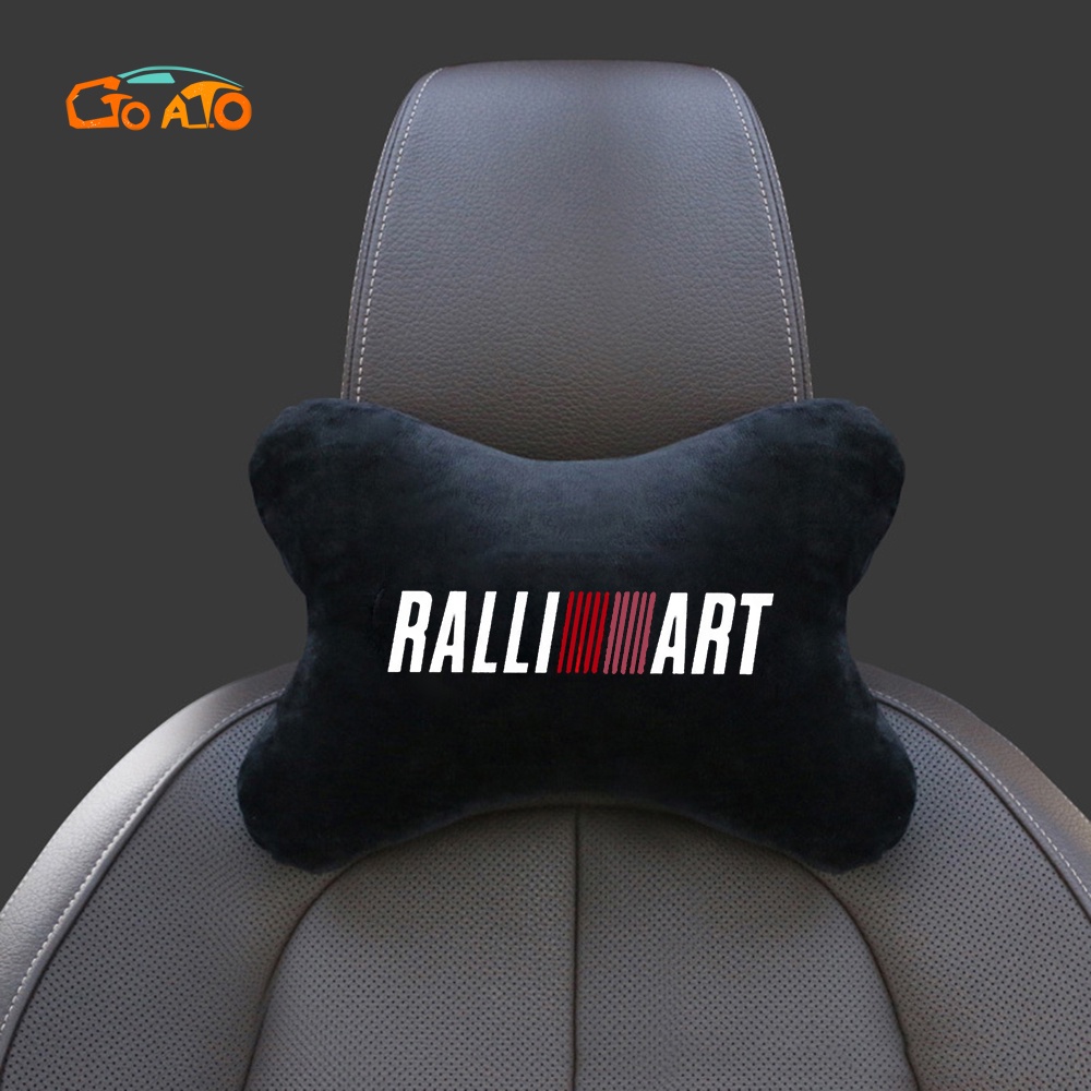 GTIOATO หมอนรองคอคาร์ซีท ที่รองคอ หมอนรองคอในรถ สำหรับ Mitsubishi Ralliart