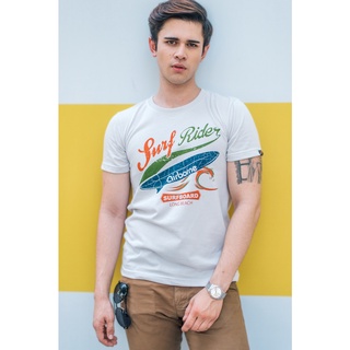 เสื้อยืด  Airborne CLASSIC VINTAGE Long Beach T-SHIRT ผ้า SupremeSoft