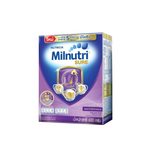 [นมผง] มิลนิวทริ ชัวร์ รสจืด 600 กรัม Milnutri Sure