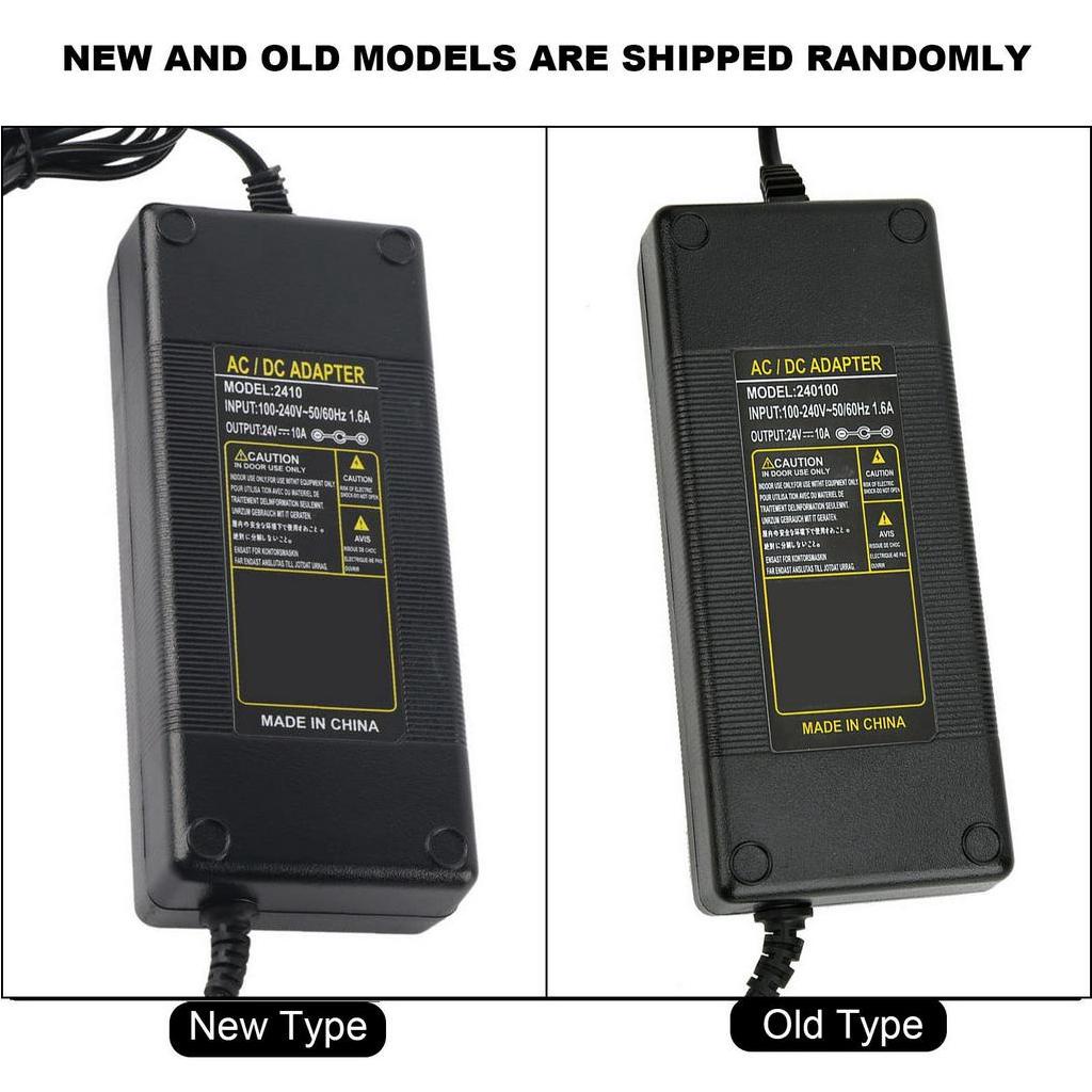 อะแดปเตอร์ไฟฟ้า ทนทาน ฝีมือดี 24V 10A Power Adapter สำหรับแหล่งจ่ายไฟ 100-240V