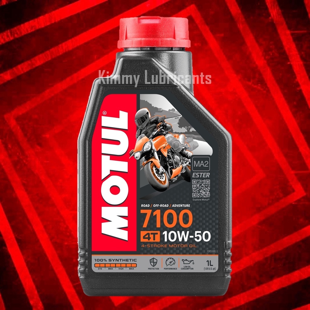 Motul 7100 15w50 100synthetic With Ester ขนาด 1 ลิตร ของแท้100 Drpunchy Thaipick 9720