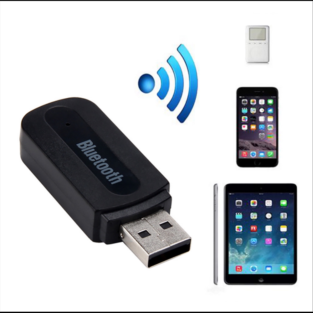 ใหม่ อะแดปเตอร์รับสัญญาณเสียงสเตอริโอไร้สาย บลูทูธ USB