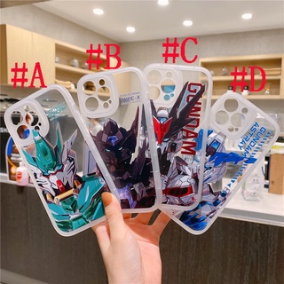 เคสซิลิโคน สำหรับ Clear Case iPhone 13 Pro Max iPhone 12 Pro Max iPhone 11 Pro Max X XR XS Max 7 8 Plus Fashion Cartoon กันดั้ม Gundam Silicone Case