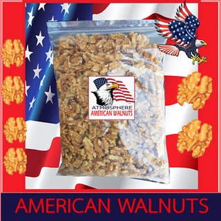 วอลนัทเม็ดเต็ม (WALNUTS)ถุง500g**อบ /พร้อมทาน** นําเข้าจากอเมริกา / ถั่วนำเข้า