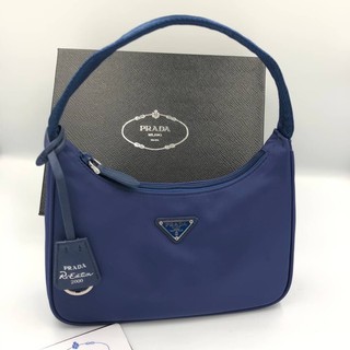 Prada hobo reedition2005 สีน้ำเงิน