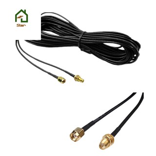 RP-SMA Male to Female WiFi Antenna Connector Extension Cable