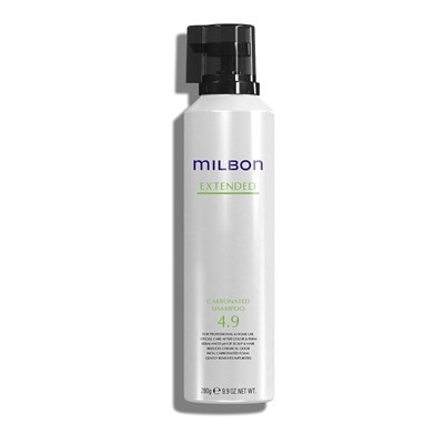 Milbon Extended Carbonated Shampoo 4.9 280g - special care after color & perm แชมพูโซดาสปา ที่ช่วยปร