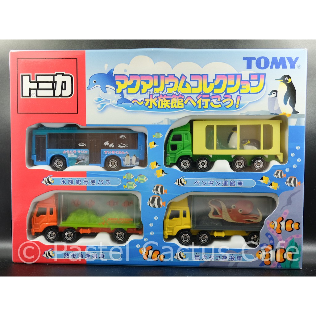 Tomy Tomica Let's go to Tomica Aquarium RARE  : Model รถเหล็กหายาก  รถพิพิธภัณฑ์สัตว์น้ำ 4904810738466