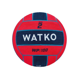 Decathlon WATKO ลูกบอลโปโลน้ำเบอร์ 2 รุ่น WP500 (สีแดง/น้ำเงิน)