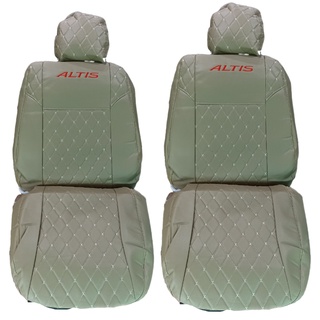 toyota altis 2014 ถึง 2018เข้ารูปตรงรุ่นไม่ย้วย(เบาะแบบพับได้) car seat covers T8