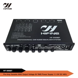 caraudio2560 ปรีไมค์พร้อมปรับเสียง รองรับ 2Mic มีบลูธูทในตัวUSB SD เสียงดี HF-999BT/MT-X704 เลือกได้
