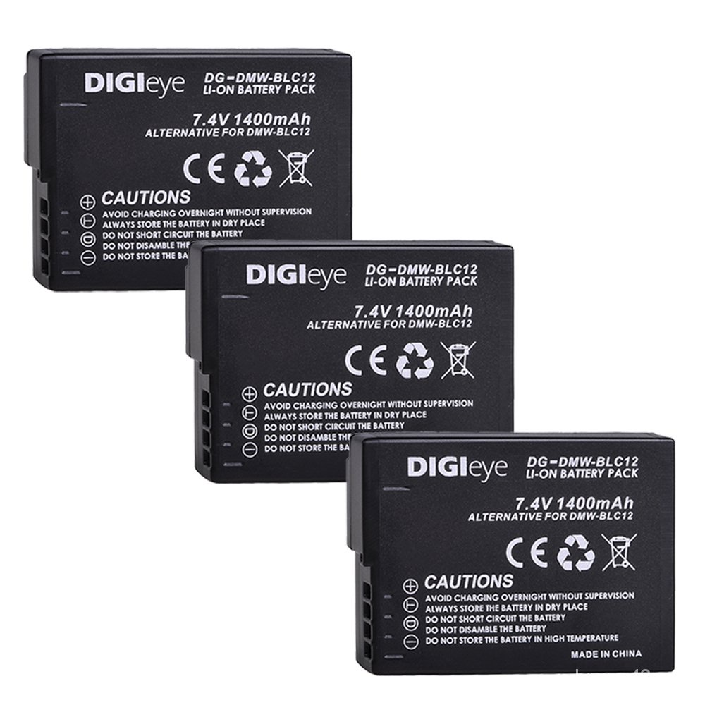 DMW-BLC12 BLC12E BLC12PP DMW BLC12 แบตเตอรี่สำหรับ Panasonic Lumix DMC-G5 G6 G7 GX8 G85 GH2 DMC-FZ200 FZ1000 FZ300 VO8P