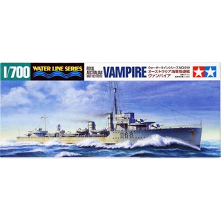 Tamiya 1/700 TA31910 NAVY DESTROYER VAMPIRE