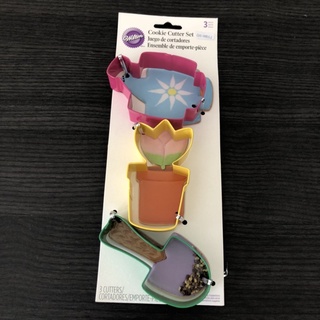 Wilton 3 pcs Garden Cookie Cutter Set