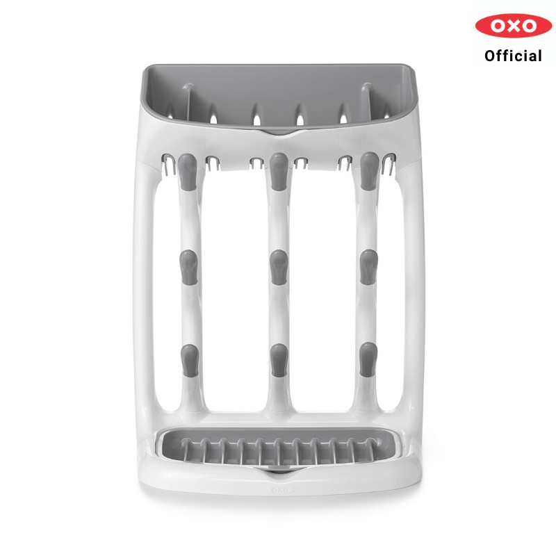 OXO Tot ที่ตากขวดนมและแก้วน้ำเด็ก l Space Saving Drying Rack Grey ของแท้ 100%
