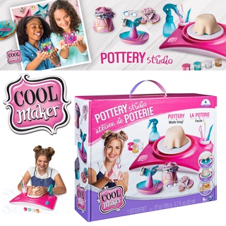 นำเข้า🇺🇸 ชุดออกแบบเครื่องปั้นดินเผา Cool Maker, Pottery Studio, Clay Pottery Wheel Craft Kit for Kids ราคา 990 - บาท