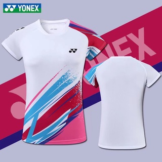 Yonex ใหม่ ชุดแบดมินตัน เทนนิส แขนสั้น แบบแห้งเร็ว ฤดูร้อน สําหรับผู้ชาย และผู้หญิง