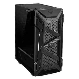 ASUS TUF Gaming GT301 ATX mid-tower compact case with tempered glass side panel