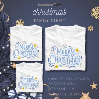 เสื้อยืดBLUE MERRY CHRISTMAS FAMILY SETS |I  CHRISTMAS FAMILY TSHIRTS || KIDS TO ADULT SIZES AVAILABLE