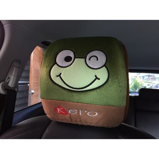 ลิขสิทธิ์แท้ กบเคโระ ที่หุ้มหัวเบาะรถยนต์ 1 ชิ้น สีเขียว Kero 1 piece Head Rest Seat Cover