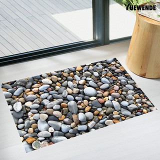 Yuew 3 D Pebbles สติ๊กเกอร์กันลื่นสําหรับติดตกแต่งพื้นห้องครัวห้องน้ํา