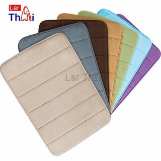 LerThai พรมเช็ดเท้า 40x60 C m เมมโมรี่โฟม พรมกันลื่น Anti-slip mat