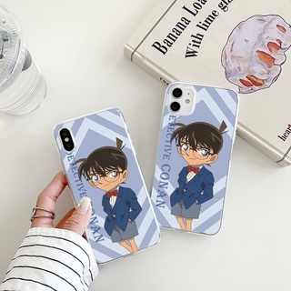 Detective Conan เคสไอโฟน 13 8พลัส iPhone 13 pro max 12 11 14 เคส Xs X Xr 7 8 se2020 7plus 8plus anime Conan case นิ่ม