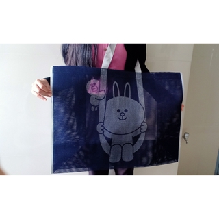 กระเป๋าตาข่าย LineFriends shoping bag ใบใหญ่ (งานแท้ 100%)