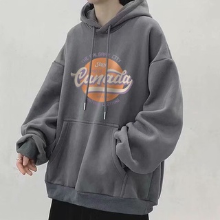 【M-8XL】5 สี Hoodie อเมริกัน hoodie สไตล์ฮิปฮอป Oversize บุรุษ Hoodie เกาหลีแนวโน้มของ hoodies ลำลองของผู้ชาย