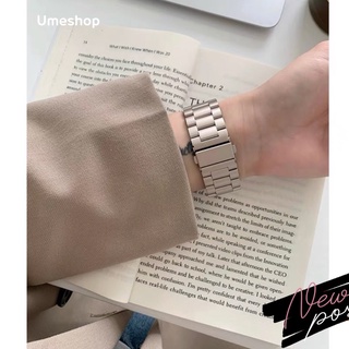 สายเลส สำหรับสาย watch ultra 8 7 se 6 5 4 3  watch band บุคลิกภาพ สายนาฬิกา