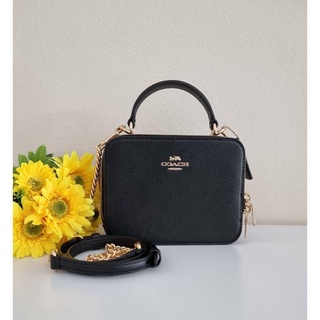 Coach womens diagonal box bag