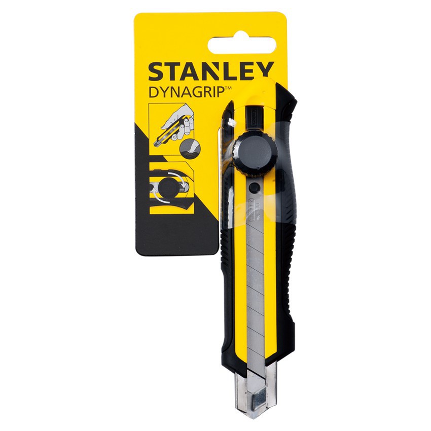 STANLEY 18MM DYNAGRIP® มีดสแน็ป-ปิด @10418-8