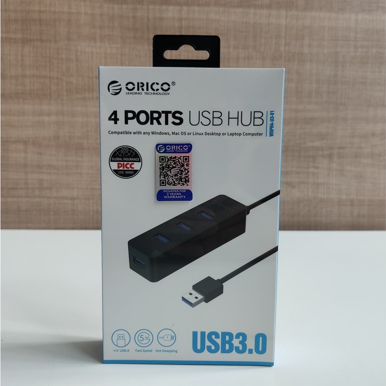 Orico 4 พอร์ต USB Hub 3.0 (W5PH4-U3-V1)