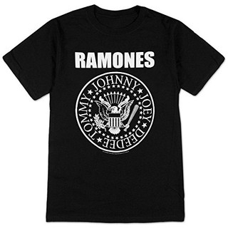 เสื้อยืดโอเวอร์ไซส์เสื้อยืด ลวดลาย Ramones สำหรับผู้ชายS-3XL