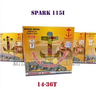 สเตอร์ SPARK 115I (14-36T) ชุดโซ่สเตอร์หน้า+หลัง