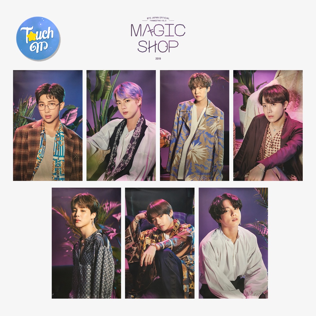 [พร้อมส่ง] โปสเตอร์ BTS - Poster Japan Official [Magic shop] 2019