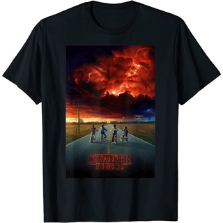 เสื้อยืด พิมพ์ลายโปสเตอร์ Stranger Things Demogorgon Cloud สําหรับผู้ใหญ่S-5XL