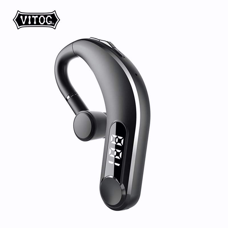 หูฟังบลูทูธ VITOG M22 แบบห่วงหู ลดเสียงรบกวน สำหรับการขับขี่ รับสายธุรกิจ หูฟังสเตอริโอแบบเล่นกีฬา
