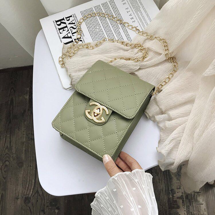 ✜✈☋【พร้อมส่ง】miss bag fashion กระเป๋า สะพายข้าง รุ่น 7432