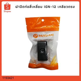 ฝาปิดท่อสี่เหลี่ยม IGN-12 เกลียวตรง PANSIAM