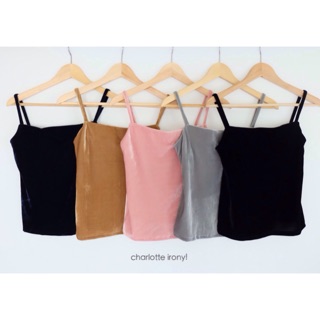 Velvet Camisoles Top