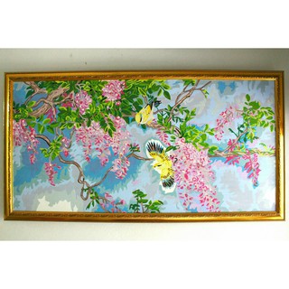 ภาพระบายสีตามตัวเลข DIY Painting by number 60x120 cm.