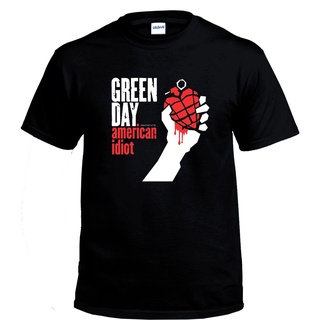 ผ้าฝ้ายแท้ เสื้อยืด ผ้าฝ้าย พิมพ์ลายกราฟิก GREEN DAY BAND GRAPHIC สไตล์คลาสสิก สําหรับผู้ชาย WE231FDS17542S-5XL