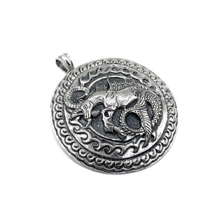 DSP จี้สร้อยคอเงินแท้ประจำราศีมังกร เงินแท้ 925 : Capricorn zodiac 925 Sterling Silver Pendant [PSPP0365]